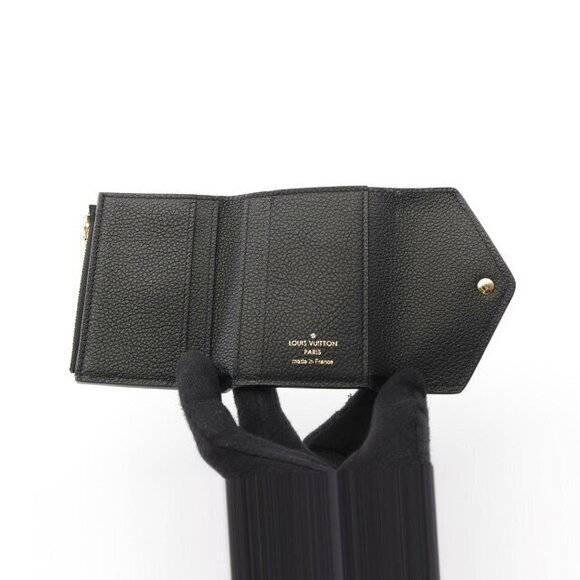 Louis Vuitton Zoe Portefeuille Wallet Empreinte Noir Black Tri fold - Picture 3 of 7